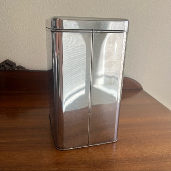 coffee-sugar-flour vintage crome canisters - Picture 15 of 16